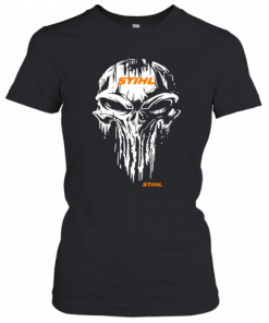 Skull Stihl Logo Halloween T-Shirt Classic Women's T-shirt