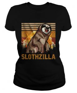 Slothzilla vintage retro  Classic Ladies