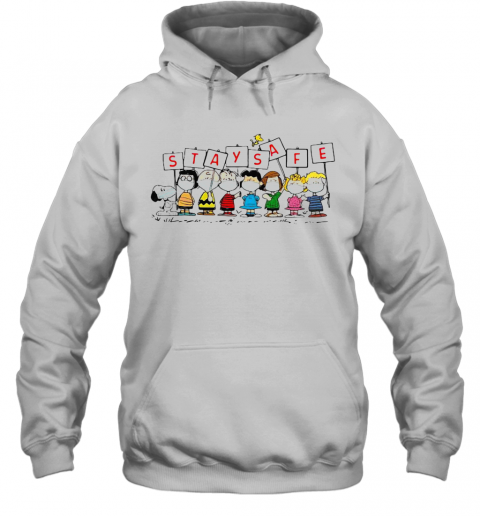Snoopy And Friends Stay Safe T-Shirt Unisex Hoodie