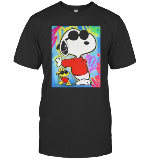 Snoopy And Woodstock Art T-Shirt