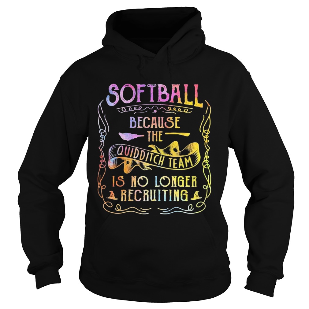Softball Because The Quidditch Team Is No Longer Recruiting Hoodie