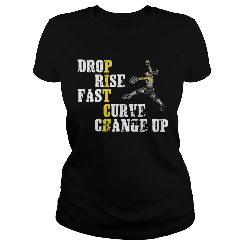 Softball Pitcher Drop Rise Fast Curve Changeup Pitch Girls Classic Ladies