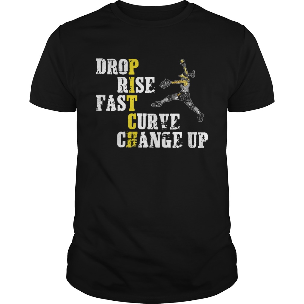 Softball Pitcher Drop Rise Fast Curve Changeup Pitch Girls shirt