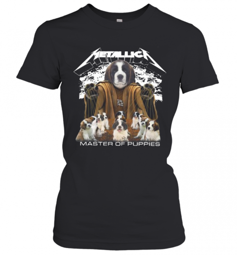 St. Bernard Metallica Master Of Puppies T-Shirt Classic Women's T-shirt