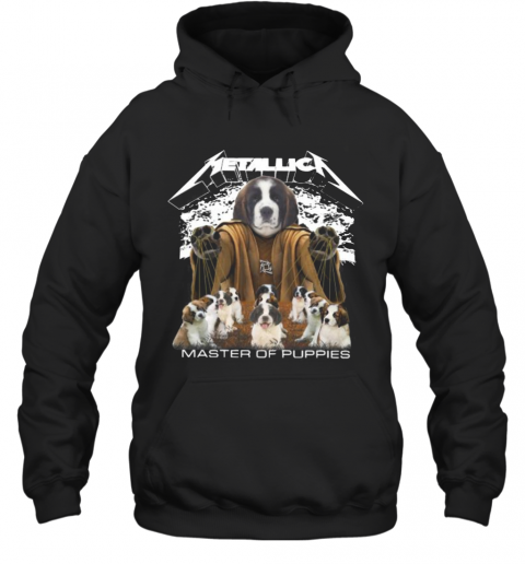 St. Bernard Metallica Master Of Puppies T-Shirt Unisex Hoodie