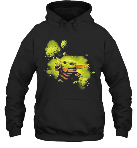 Star Wars Baby Yoda Covid 19 T-Shirt Unisex Hoodie