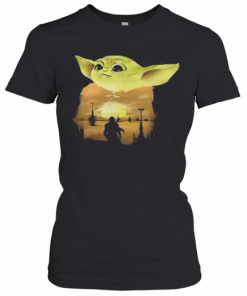 Star Wars Darth Vader And Baby Yoda T-Shirt Classic Women's T-shirt