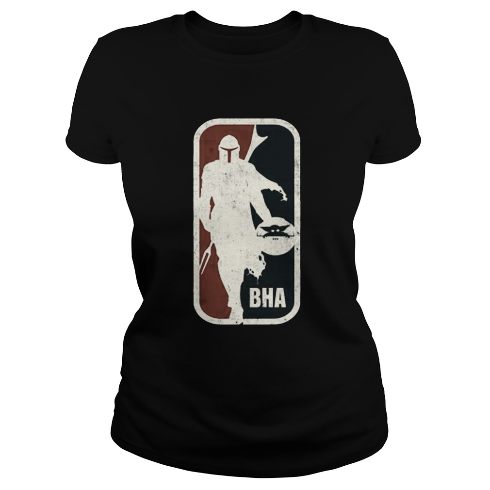 Star wars the mandalorian bha logo Classic Ladies