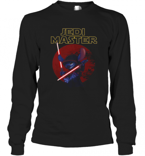 Stitch Jedi Master Star Wars T-Shirt Long Sleeved T-shirt 
