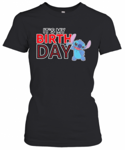 Stitch it's my birth day  T-Shirt Classic Women's T-shirt