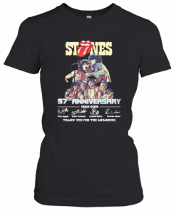 Stones 57Th Anniversary 1962 2019 Thank You For The Memories Signatures T-Shirt Classic Women's T-shirt