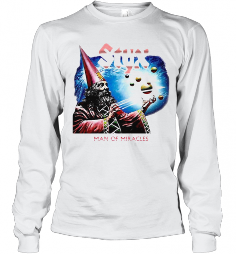 Styx Band Man Of Miracles T-Shirt Long Sleeved T-shirt 