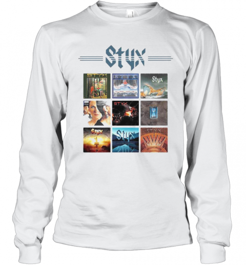 Styx Band Pieces Of Eight T-Shirt Long Sleeved T-shirt 