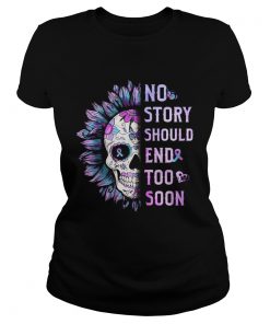 Sugar skull sunflower no story should end too soon  Classic Ladies