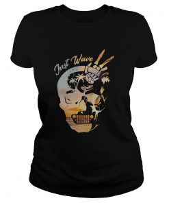 Summer skull just wave jeep  Classic Ladies