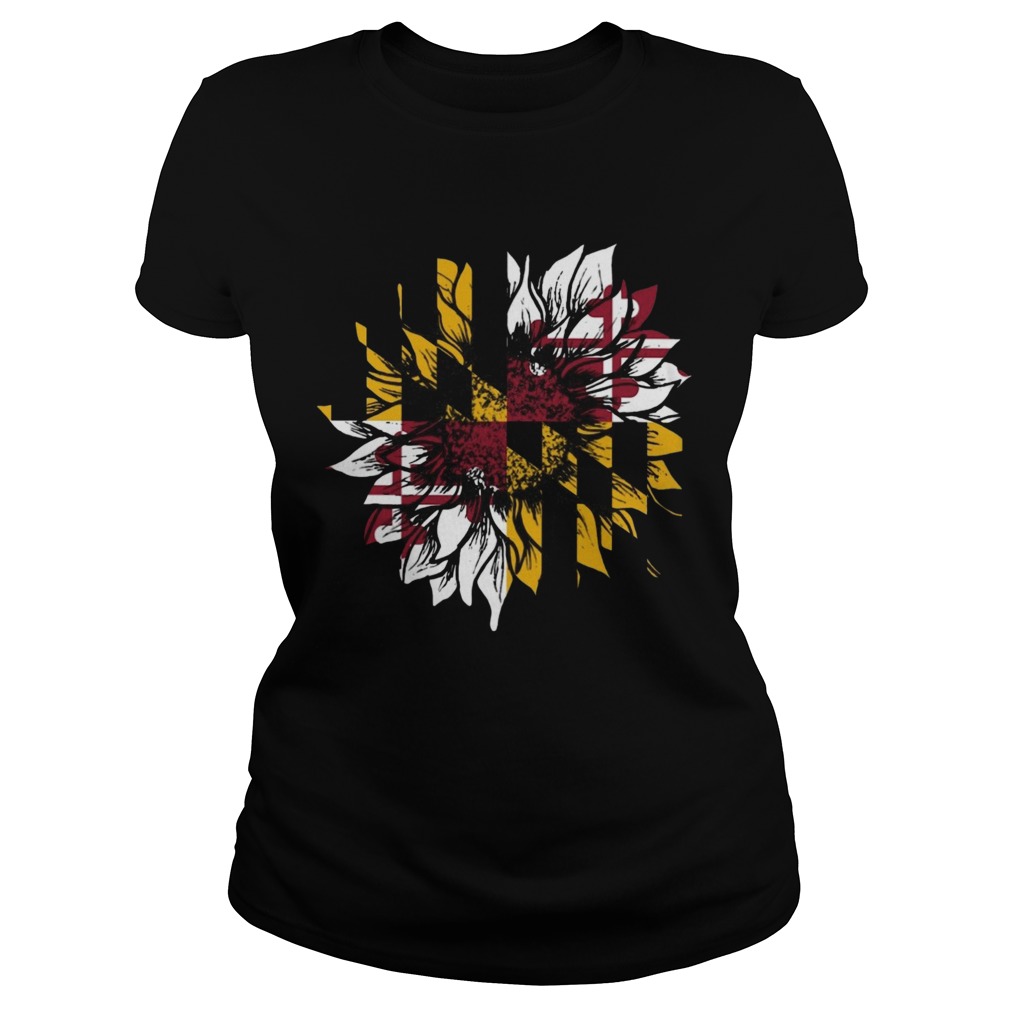 Sunflower Maryland Flag Classic Ladies