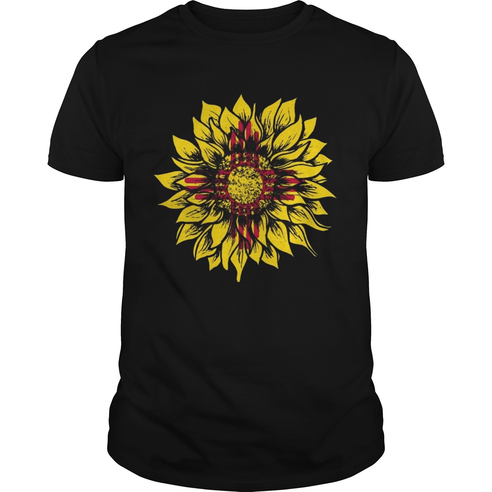 Sunflower New Mexico Flag shirt