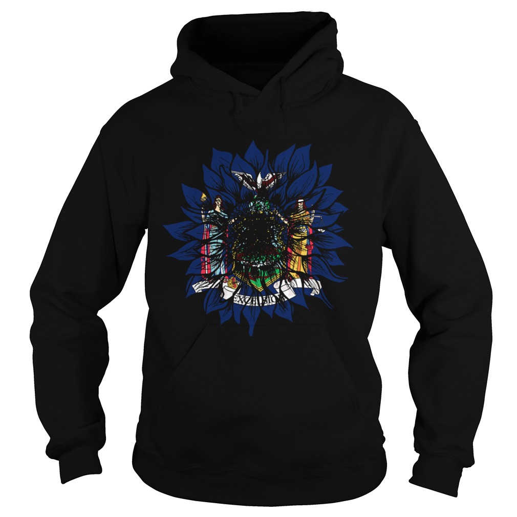 Sunflower New York Flag Hoodie