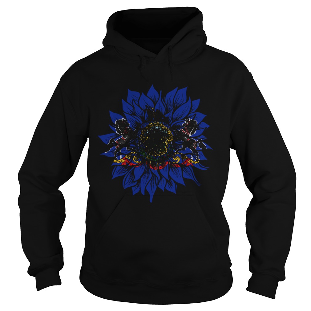 Sunflower Pennsylvania Flag Hoodie