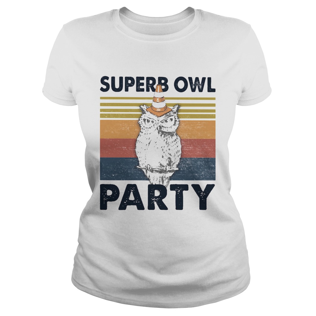 Superb Owl Party Vintage Retro Classic Ladies