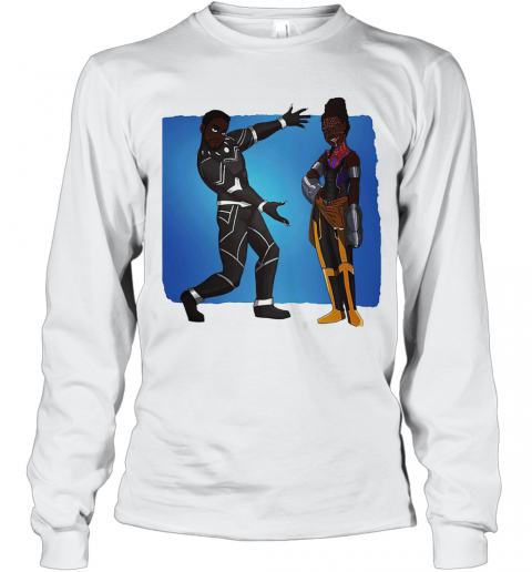 T'Challa And Shuri Black Panther Marvel Heroes T-Shirt Long Sleeved T-shirt