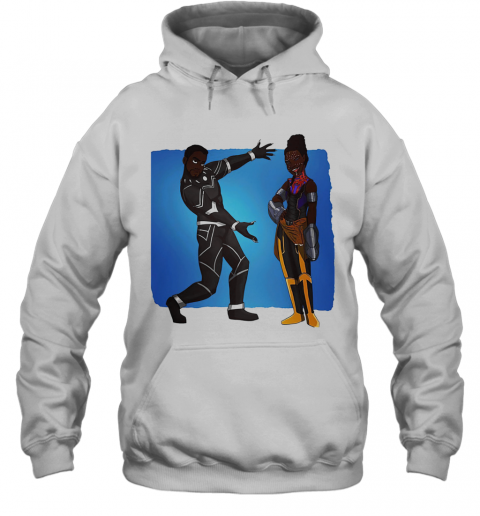 T'Challa And Shuri Black Panther Marvel Heroes T-Shirt Unisex Hoodie