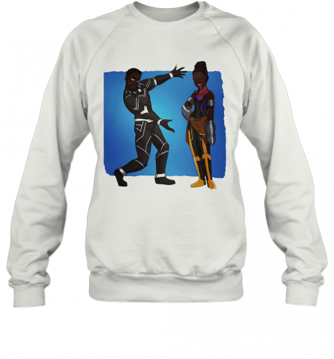 T'Challa And Shuri Black Panther Marvel Heroes T-Shirt Unisex Sweatshirt