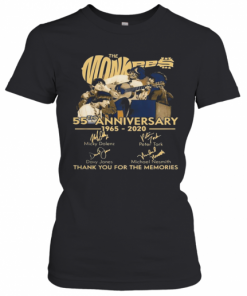 TNT The Monkees 55 Years Anniversary 1965 – 2020 Signatures Thank You For The Memories T-Shirt Classic Women's T-shirt