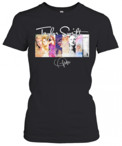 Taylor Swift Albums Signatures T-Shirt Classic Women's T-shirt