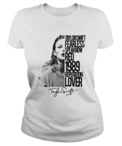 Taylor Swift Fearless speak now red 1989 reputation lover signature  Classic Ladies