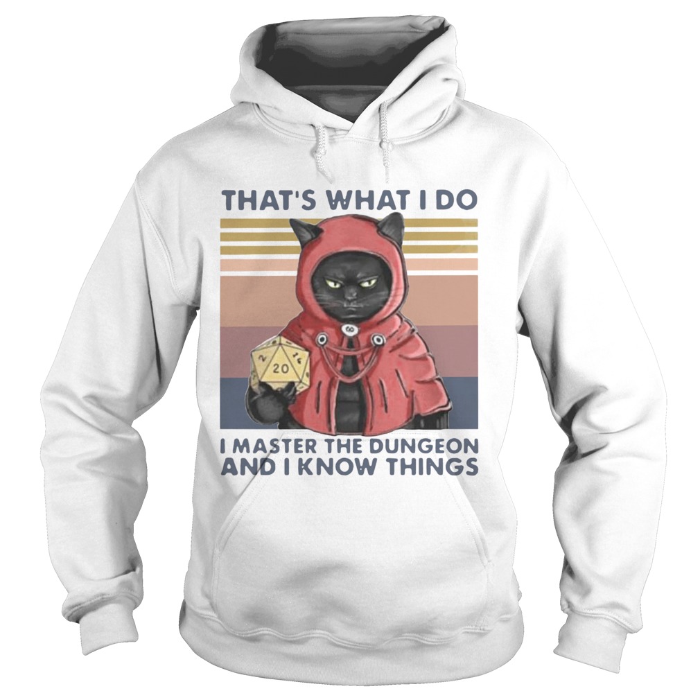 Thats What I Do I Master The Dungeon And I Know Things Vintage Hoodie