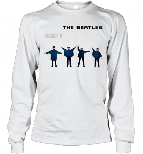 The Beatles Band Help T-Shirt Long Sleeved T-shirt 