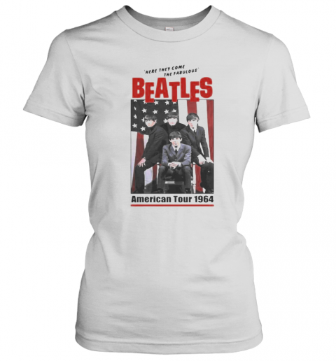 The Beatles Band Here They Come The Fabulous American Tour 1964 T-Shirt Classic Women's T-shirt