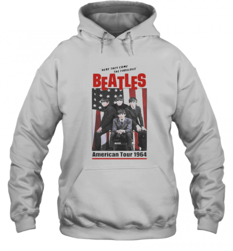 The Beatles Band Here They Come The Fabulous American Tour 1964 T-Shirt Unisex Hoodie