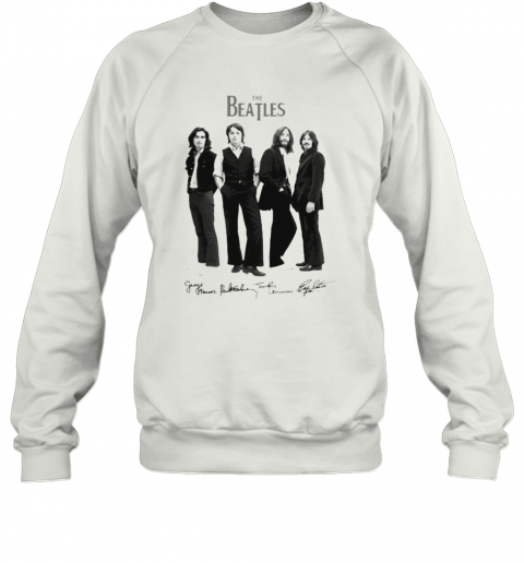 The Beatles Band Members Signatures T-Shirt Unisex Sweatshirt