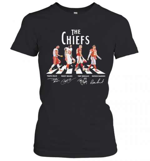 The Chiefs Abbey Road Players Signatures T-Shirt Classic Women's T-shirt