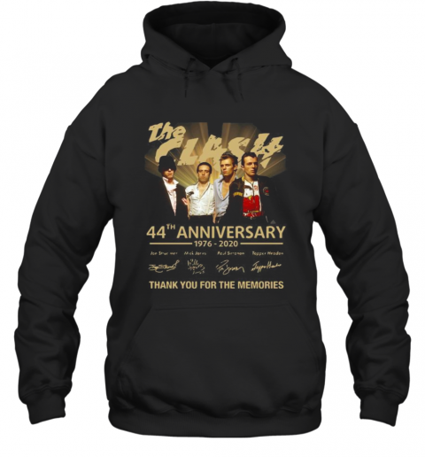 The Clash 44Th Anniversary 1976 2020 Thank You For The Memories Signatures T-Shirt Unisex Hoodie