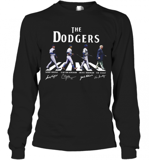 The Dodgers Abbey Road Signatures T-Shirt Long Sleeved T-shirt 