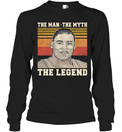 The Man The Myth The Legend Vintage Retro T-Shirt Long Sleeved T-shirt 