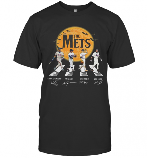 The Mets Halloween Abbey Road Signature T-Shirt
