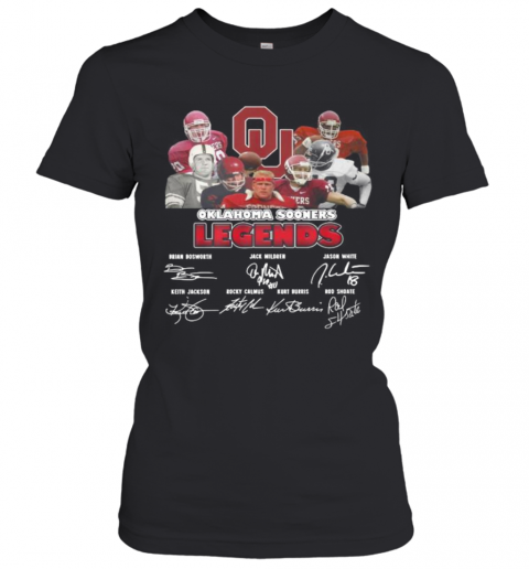 The Oklahoma Sooners Legends Signatures T-Shirt Classic Women's T-shirt