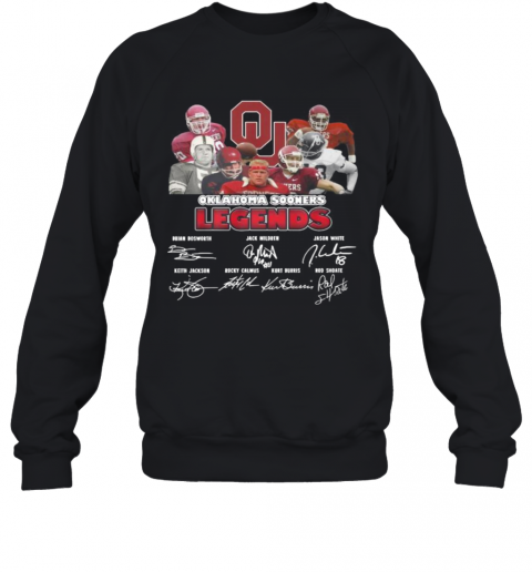 The Oklahoma Sooners Legends Signatures T-Shirt Unisex Sweatshirt