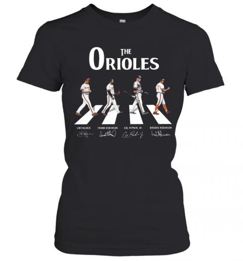 The Orioles Walking The Abbey Road Signatures T-Shirt Classic Women's T-shirt