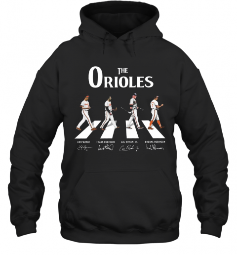 The Orioles Walking The Abbey Road Signatures T-Shirt Unisex Hoodie