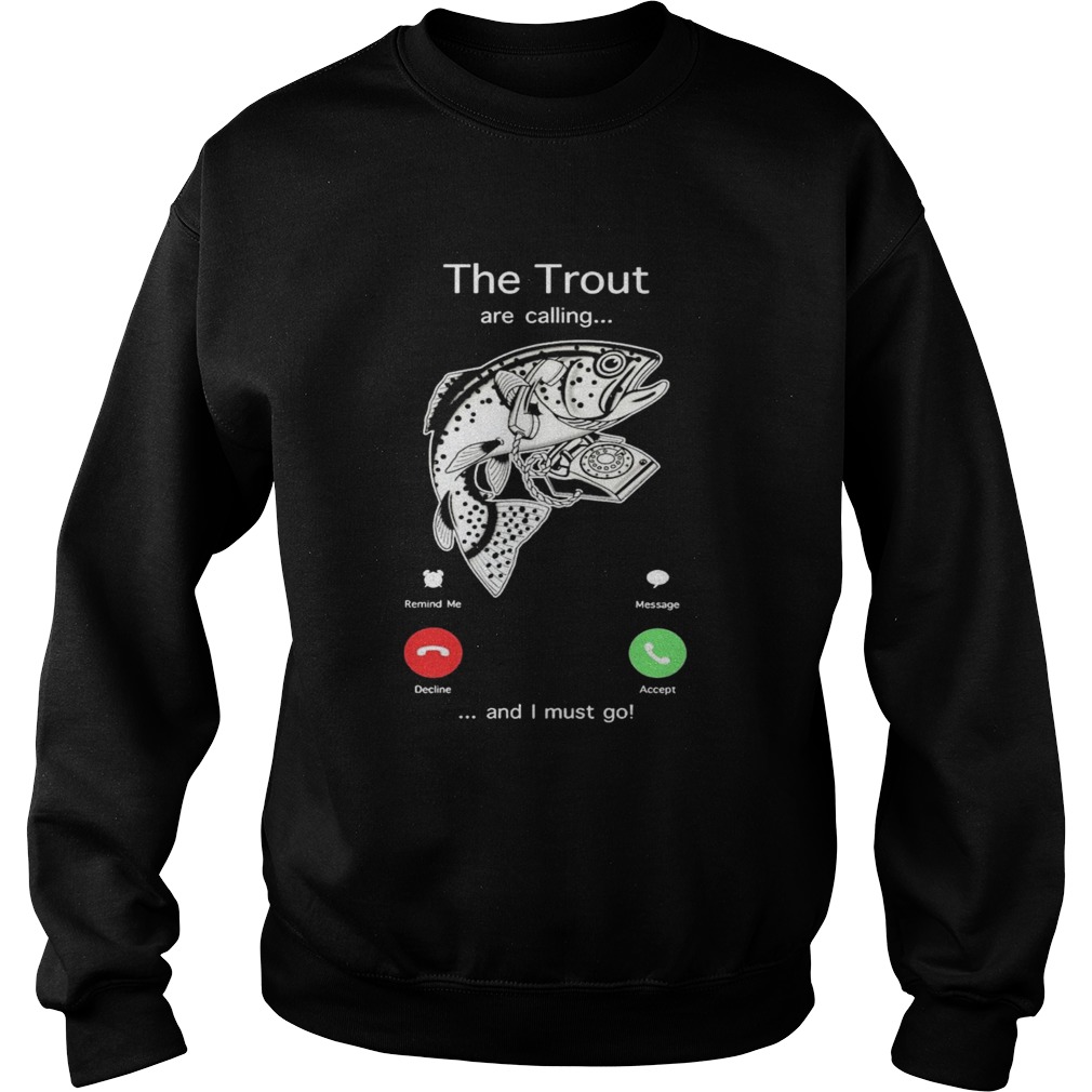 The Trout Are Calling And I Must Go Sweatshirt