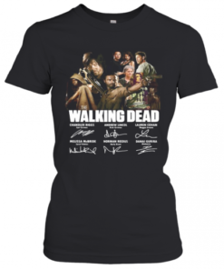 The Walking Dead Movie Characters Signatures T-Shirt Classic Women's T-shirt