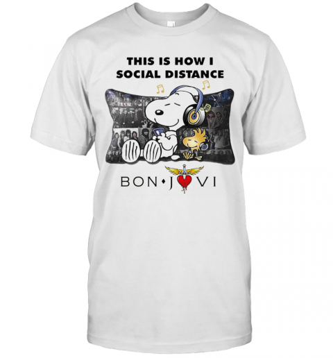 This Is How I Social Distance Bon Jovi T-Shirt