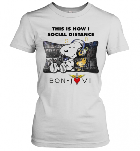 This Is How I Social Distance Bon Jovi T-Shirt Classic Women's T-shirt