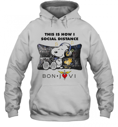 This Is How I Social Distance Bon Jovi T-Shirt Unisex Hoodie