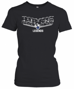 Toronto Maple Leafs Legends Team Player Signatures T-Shirt Classic Women's T-shirt